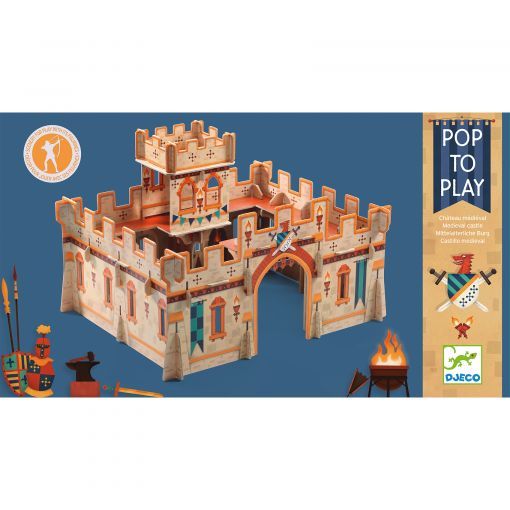Pop to Play Château Médiéval Djeco Ikaipaka jeux & jouets Royan