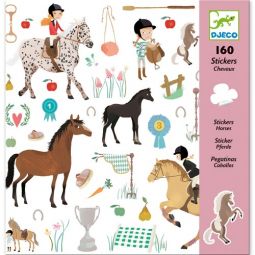 Stickers Les Chevaux Djeco Ikaipaka jeux & jouets Royan