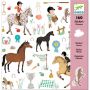 Stickers Les Chevaux Djeco Ikaipaka jeux & jouets Royan