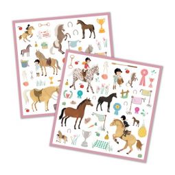 Stickers Les Chevaux Djeco Ikaipaka jeux & jouets Royan
