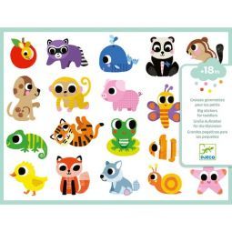 Stickers des petits - Bébés Animaux Djeco Ikaipaka jeux &
