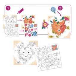 Coloriages surprises En Forêt Djeco Ikaipaka jeux & jouets Royan