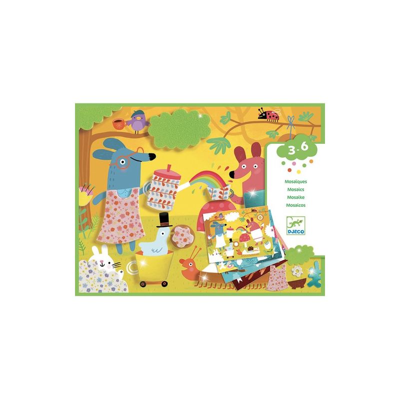 Collage des petits Mousse Mousse Djeco Ikaipaka jeux & jouets