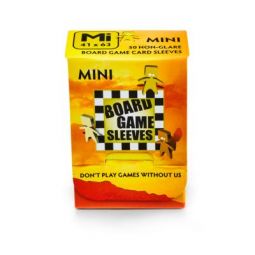 50 Board Game Sleeves - Anti reflet NonGlare - Mini - 41x63mm 
