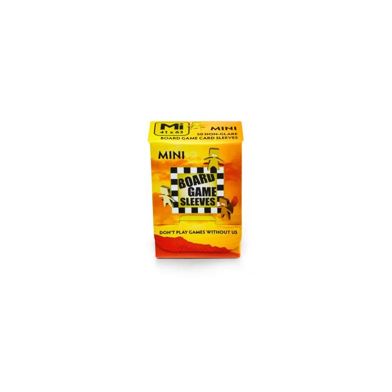 50 Board Game Sleeves - Anti reflet NonGlare - Mini - 41x63mm 