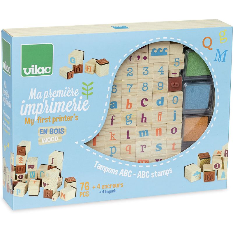 Ma première imprimerie VILAC Ikaipaka jeux & jouets Royan