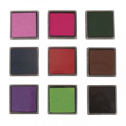 Kit Encreurs 9 couleurs assorties Rayher Ikaipaka jeux & jouets
