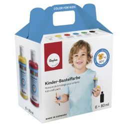 Kit peintures bricolage pour enfants Rayher Ikaipaka jeux &