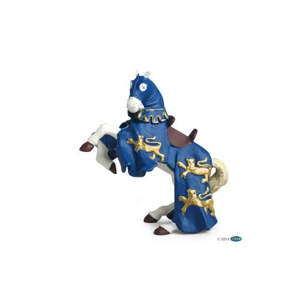 Cheval du Roi Richard Bleu Papo Papo Ikaipaka jeux & jouets