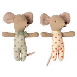 Maïleg Baby Mice Twins in Matchbox Maileg Ikaipaka jeux &