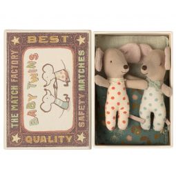 Maïleg Baby Mice Twins in Matchbox Maileg Ikaipaka jeux &