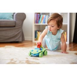 Green Toys Jouet à tirer Buggy vert Green Toys Ikaipaka jeux &