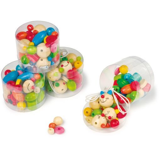 Perles en bois  Ikaipaka jeux & jouets Royan