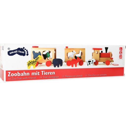 Train avec animaux à encastrer Small Foot Ikaipaka jeux &