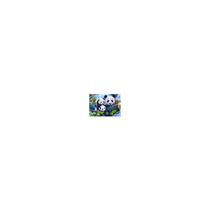 Puzzle 100p Panda Family BlueBird Ikaipaka jeux & jouets Royan