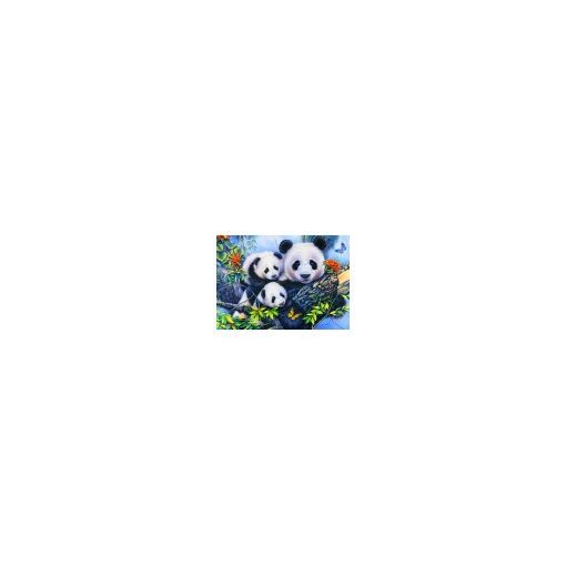 Puzzle 100p Panda Family BlueBird Ikaipaka jeux & jouets Royan