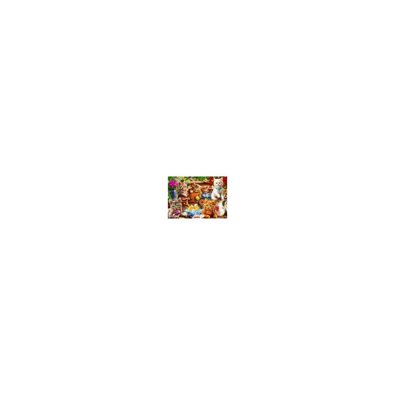 Puzzle 100p Kittens in the Potting Shed BlueBird Ikaipaka jeux