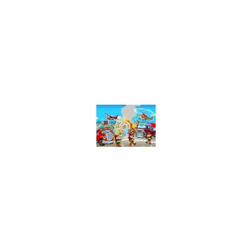 Puzzle 48p Fire Rescue Team BlueBird Ikaipaka jeux & jouets
