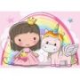 Puzzle 48p The Unicorn and The Princess BlueBird Ikaipaka jeux