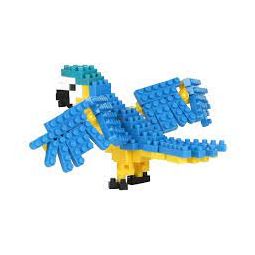 Nanoblock Blue and yellow Macaw nanoblock Ikaipaka jeux &