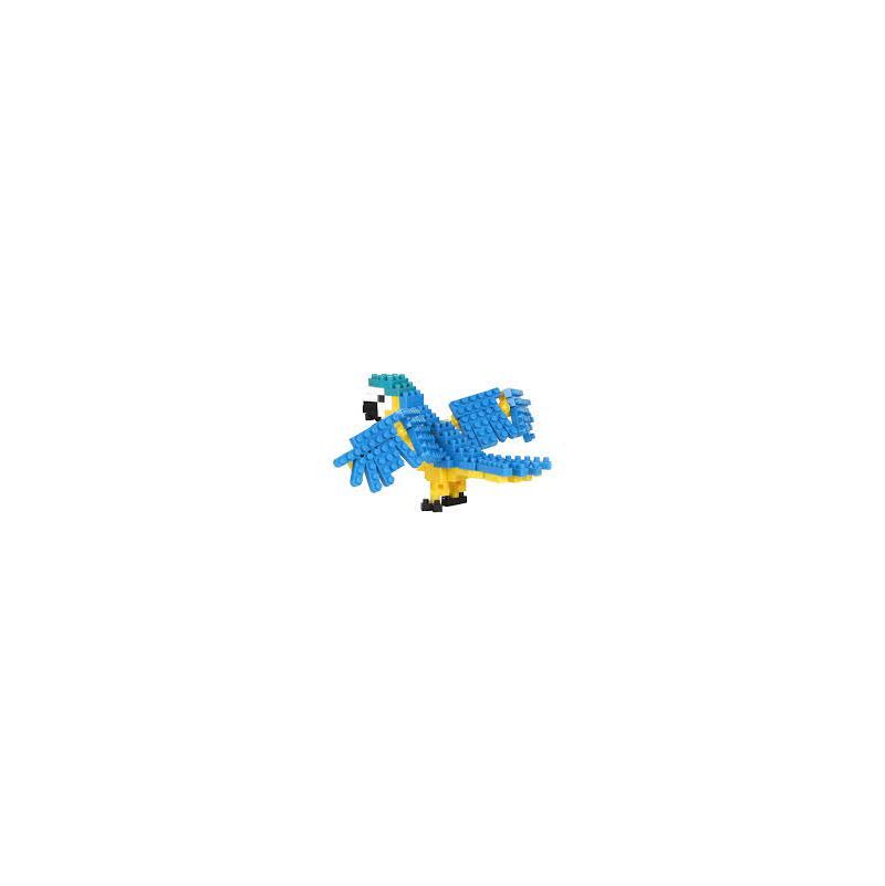 Nanoblock Blue and yellow Macaw nanoblock Ikaipaka jeux &