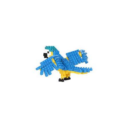 Nanoblock Blue and yellow Macaw nanoblock Ikaipaka jeux &