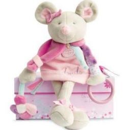 Pantin d'activités Souris Pearly Doudou et compagnie Ikaipaka