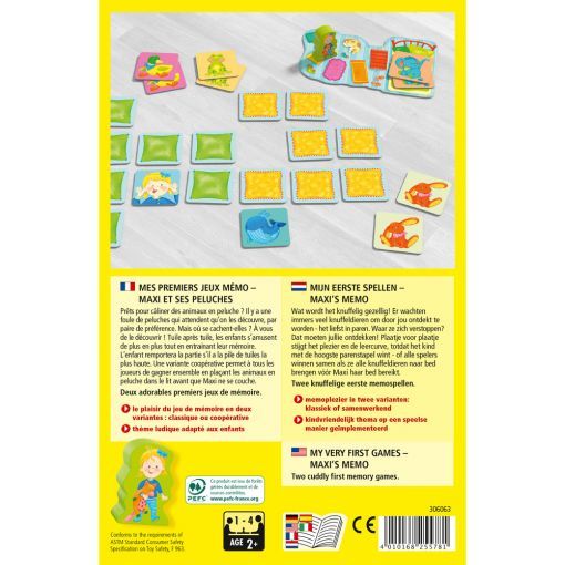 Mes Premiers Jeux Maxi et ses peluches Haba Ikaipaka jeux &