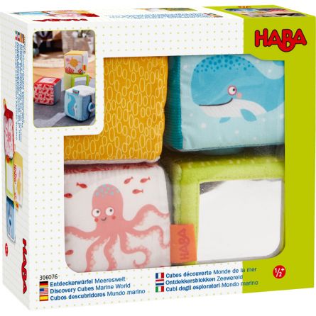 Cubes découverte Monde de la Mer Haba Ikaipaka jeux & jouets