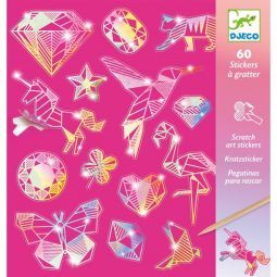 Stickers à gratter Diamant Djeco Ikaipaka jeux & jouets Royan