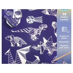 Stickers à gratter FER Djeco Ikaipaka jeux & jouets Royan