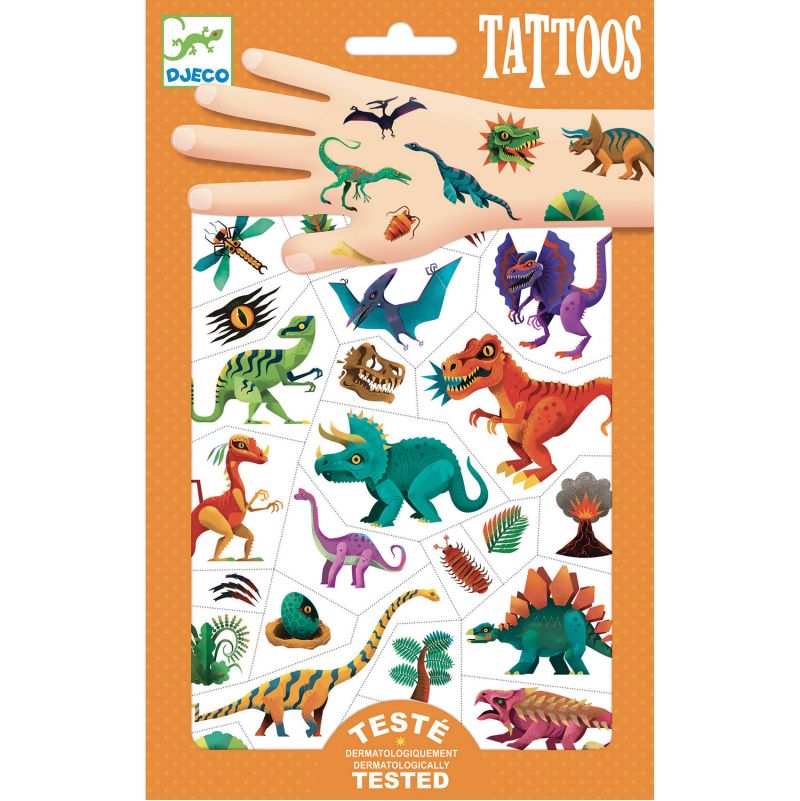 Tatouage - Tattoos - Dino Club Djeco Ikaipaka jeux & jouets