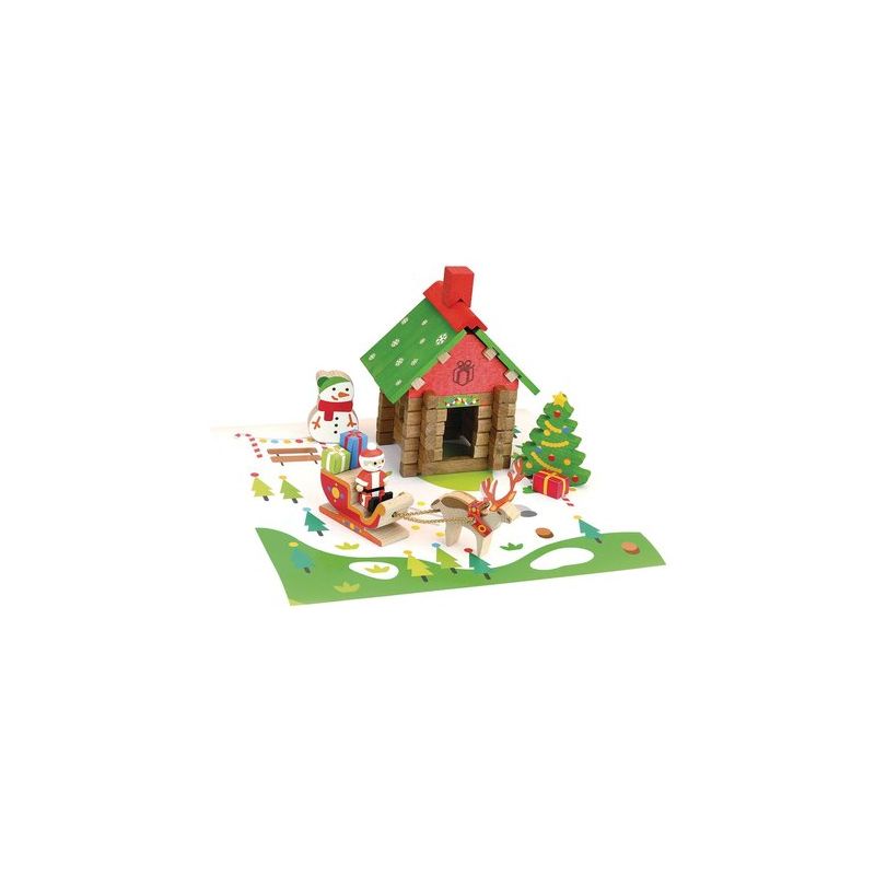 La maison du Père Noël 50 pièces Jeujura - IkaIpaka Royan