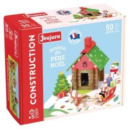 La maison du Père Noël 50 pièces Jeujura JEUJURA Ikaipaka jeux