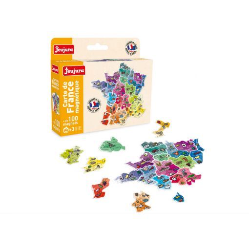 Cartes de France magnétique Jeujura JEUJURA Ikaipaka jeux &