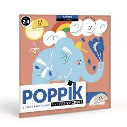 Stickers Baby Animals POPPIK Ikaipaka jeux & jouets Royan