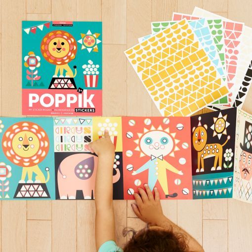 Stickers Panorama Circus POPPIK Ikaipaka jeux & jouets Royan