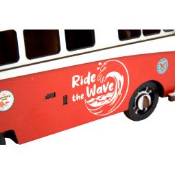 Combi en bois Rouge Agent PAPER Ikaipaka jeux & jouets Royan