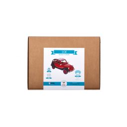 2CV en bois Rouge et noir Agent PAPER Ikaipaka jeux & jouets