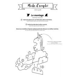 Les p'tits bidules Licorne Nuages Agent PAPER Ikaipaka jeux &