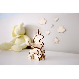 Les p'tits bidules Licorne Nuages Agent PAPER Ikaipaka jeux &