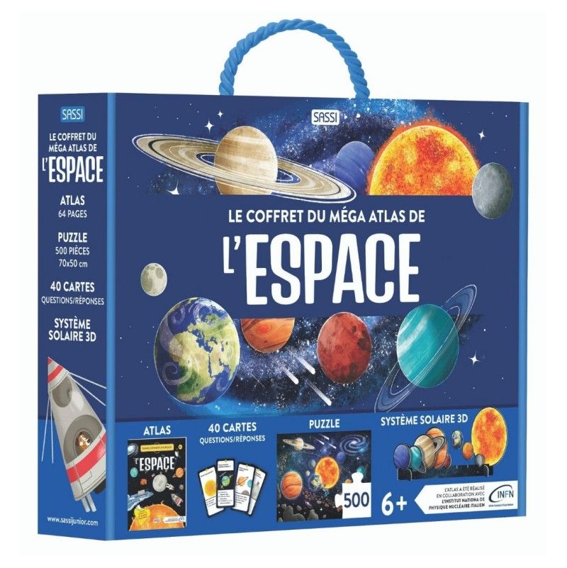 Le coffret méga atlas de l'Espace Sassi Ikaipaka jeux & jouets