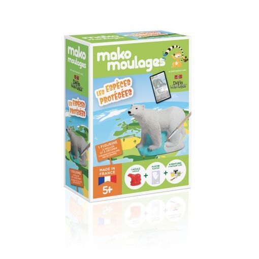 Mako Moulage Les espèces protégées Ours Polaire MAKO Créations