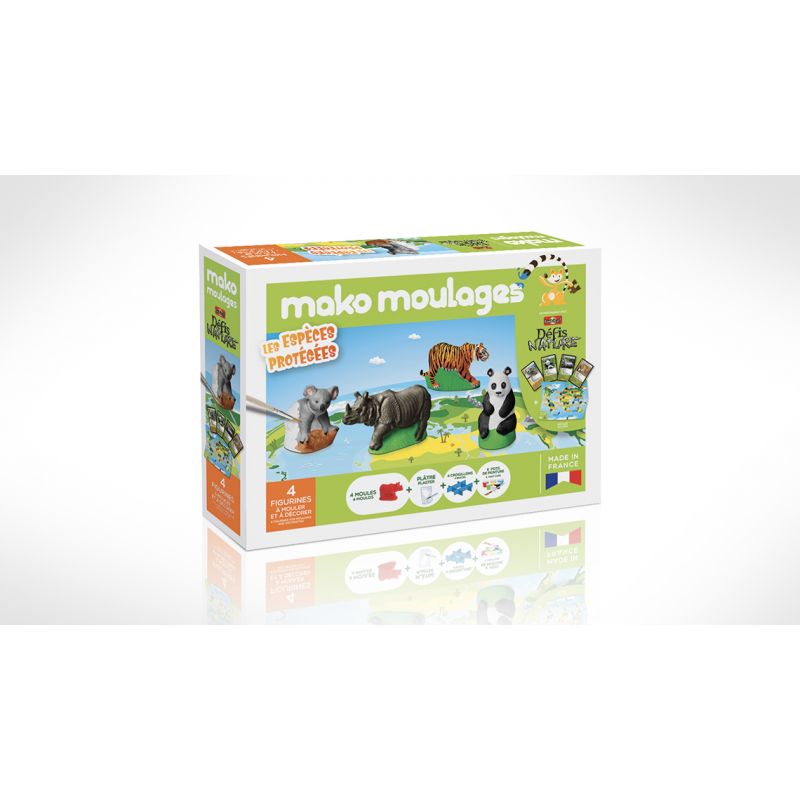 Mako Moulages Espèces protégées MAKO Créations Ikaipaka jeux &