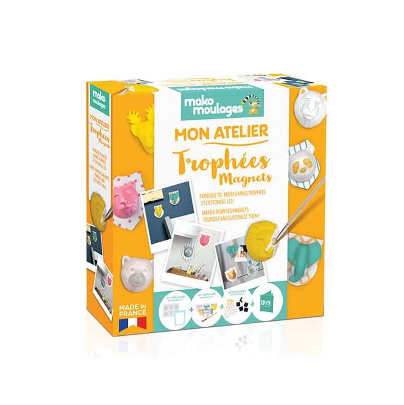 Mako Moulages Mon atelier Trophées Magnets MAKO Créations