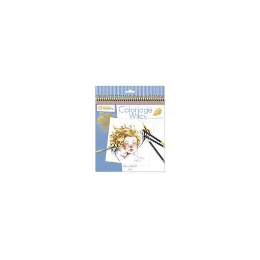Carnet de Coloriage Wild 6 Avenue Mandarine Ikaipaka jeux &
