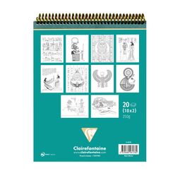 Bloc de Coloriage Egypte  Ikaipaka jeux & jouets Royan