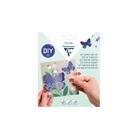 Kit Carte Pop-up Papillon  Ikaipaka jeux & jouets Royan