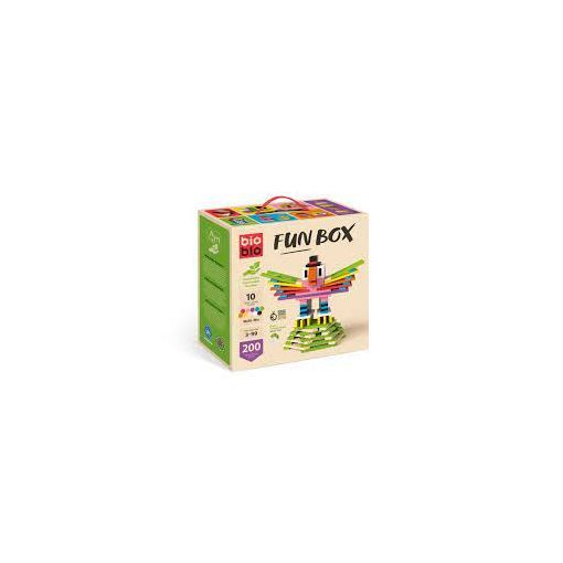 FUN BOX "Multi-Mix" avec 200 briques Bioblo  Ikaipaka jeux &