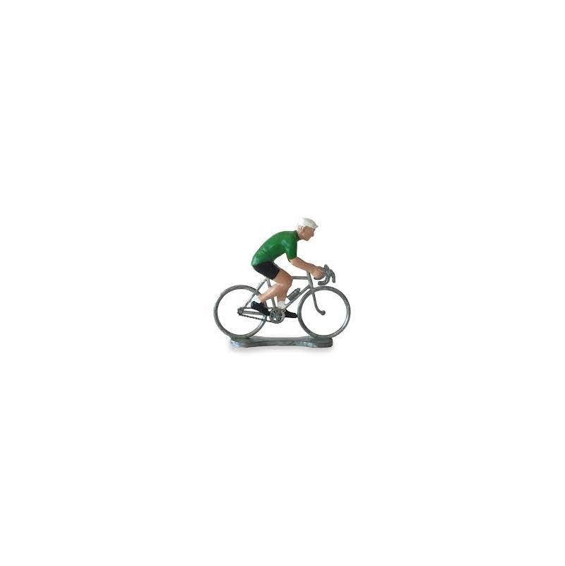 Cycliste Maillot Vert Bernard et Eddy Bernard et Eddy Ikaipaka